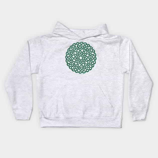 Celtic knot Kids Hoodie by tuditees